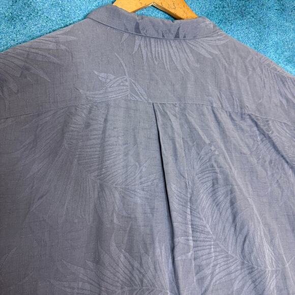 Jamaica Jaxx Men’s L Hawaiian Shirt – 100% Silk Palm Tree Camp Aloha – Vintage - Picture 10 of 16